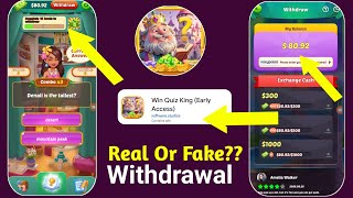 Is Win Quiz King App Real or Fake? || Win Quiz King App Withdrawal || Win Quiz King App Withdrawal screenshot 3