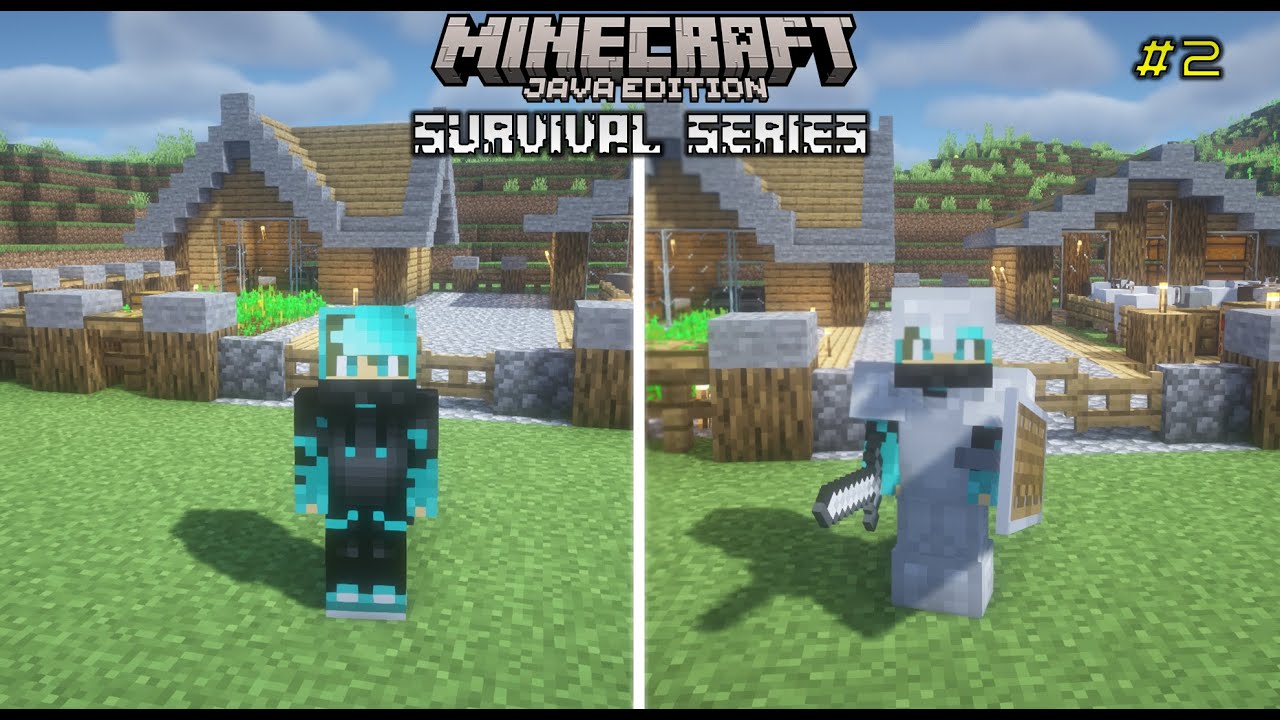 Upgrading to IRON Armor | Minecraft survival