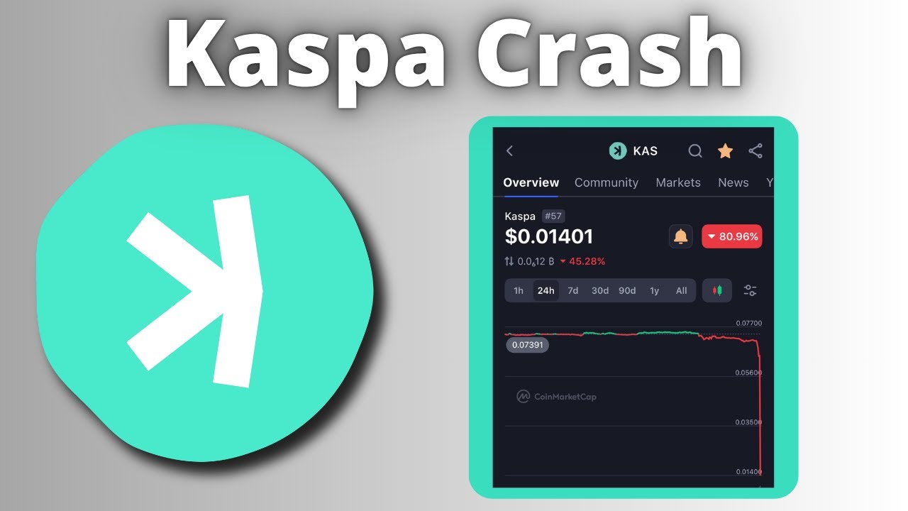 Kaspa Crashes -80%+ In A Day : r/kaspa