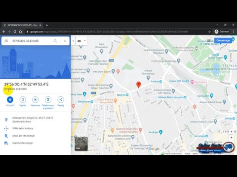 GOOGLE MAPS (Haritalar) Koordinat Nasıl Bulunur?