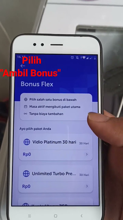 Cara Claim Bonus Unlimited Xl Combo Flex #myxl