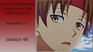 Ayanokoji Kiyotaka twixtor clip | Classroom of the elite season 2