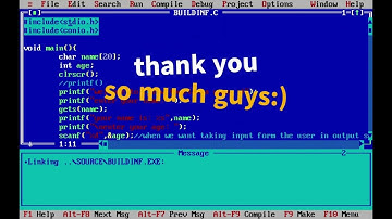 C Programming Basics: printf, scanf & gets Explained | Turbo C++