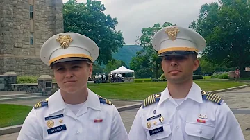 West Point R-DAY 2022 Sr Cadets Kai Youngren, Lauren Drysdale On Basic Training for Class of '26