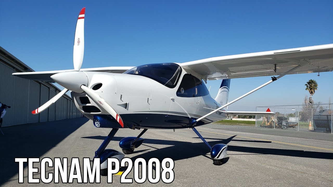 Tecnam P2008 — один из самых сексуальных спортивных самолетов в мире