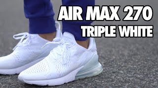 all white 270 air max