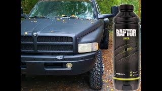 RAPTOR LINER I Sprayed My Whole Truck! - DIY Bed lining A Truck