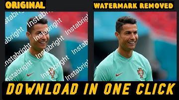 How to remove watermark from photo in just few seconds || 2023 ||