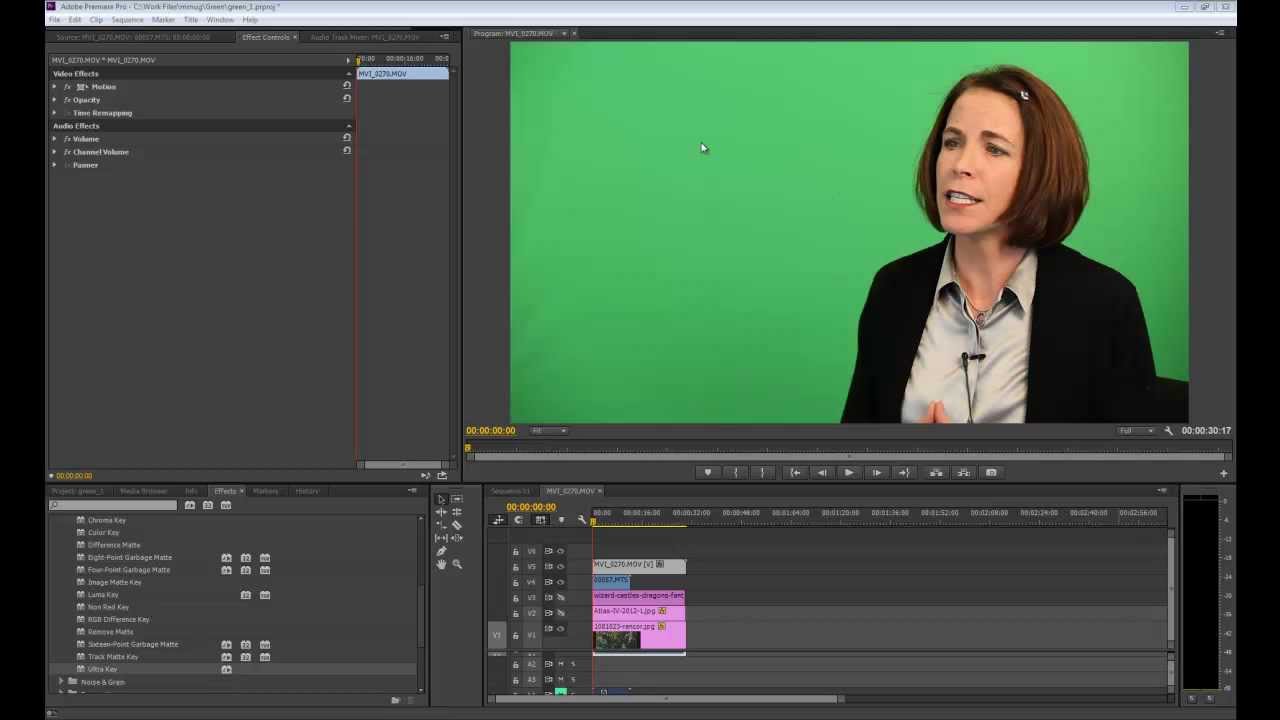 adobe premiere tutorials for beginners green screen