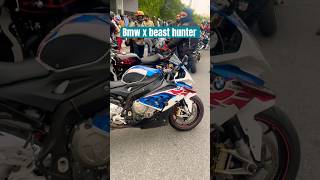 Bmws1000 with beast hunter superbike spotted at riders palace #bmws1000rr #hunter