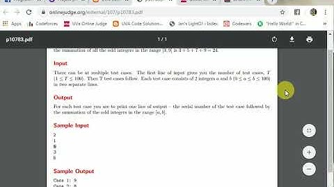 oddsum"uva 10783"solution