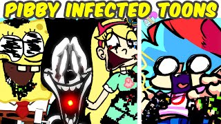 Friday Night Funkin' VS Pibby Infected Toons Glitch (Spongebob,Mouse) (Learn With Pibby X FNF MOD)