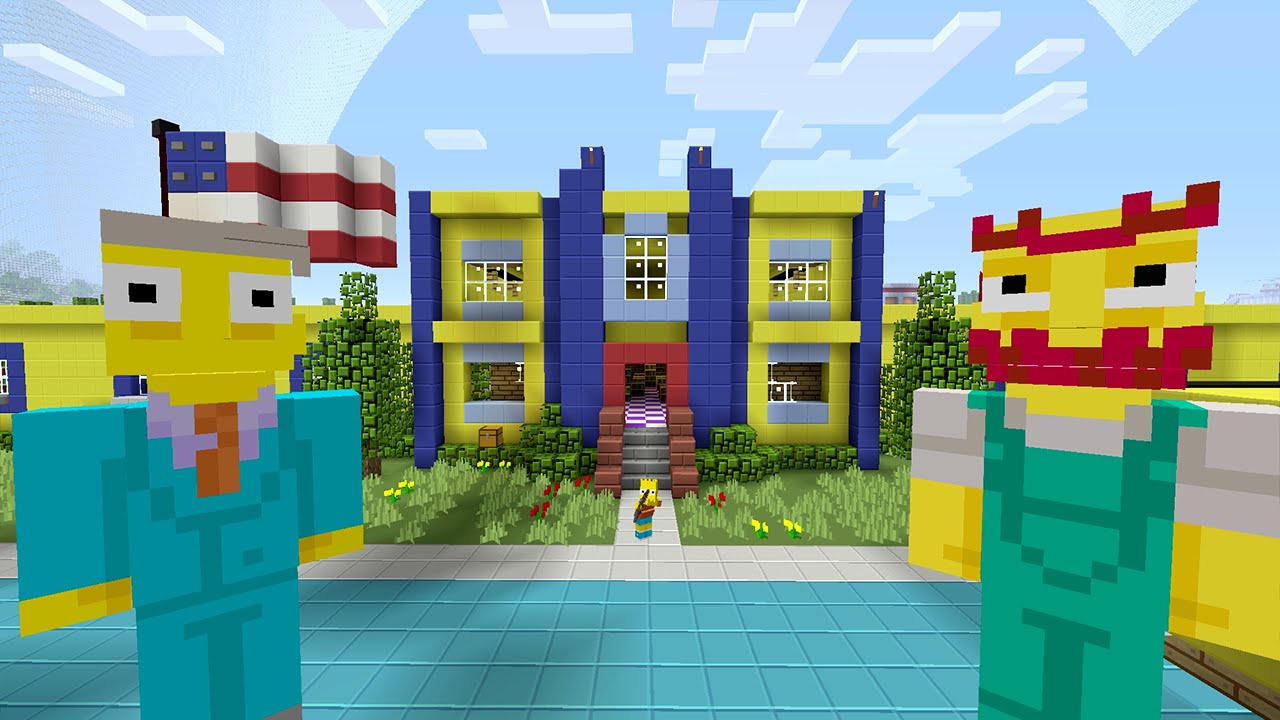 lego simpsons school