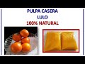 PULPA CASERA DE LULO | Receta Pulpa 10 | Pulpas 100% Naturales fácil y Saludable | Ideal para Jugos