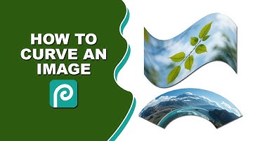 How to curve an image in Photopea