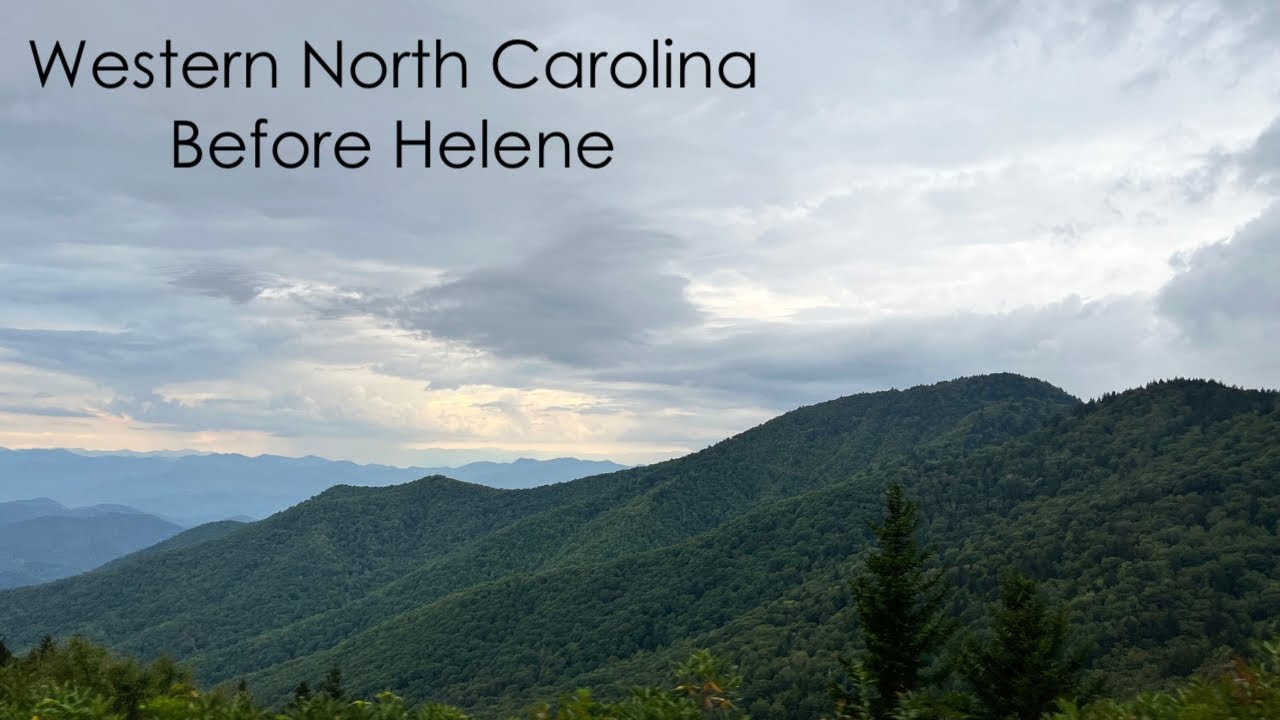 Western NC before Helene - YouTube