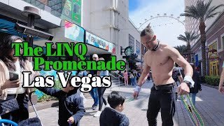 The Linq Promenade Las Vegas 4k stroll 2024 by StrollTV 92 views 1 month ago 9 minutes, 26 seconds