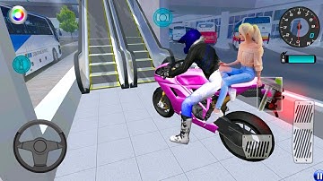 Exploring the Express Bus Terminal on a NewBike - 3D Driving Class 2025 gameplay Ep_160