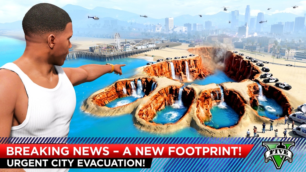 I Found a NEW Mysterious Foot Print in GTA 5... (Monster)