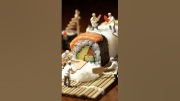 Tiny Sushi Chefs Create a Giant Roll | Whimsical AI Culinary Art! #aiart #nextgenai #ai