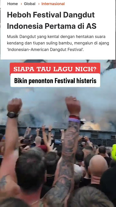 Festival dangdut di as....siapa yang tau lagu ini??
