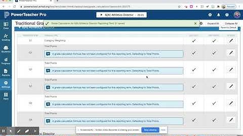 Setting up and Copying Category Weights in PowerSchool