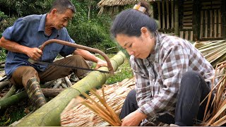 Memories of Vietnam war in bamboo kitchen-Harvest vegetables to sell market #Lytieukieu