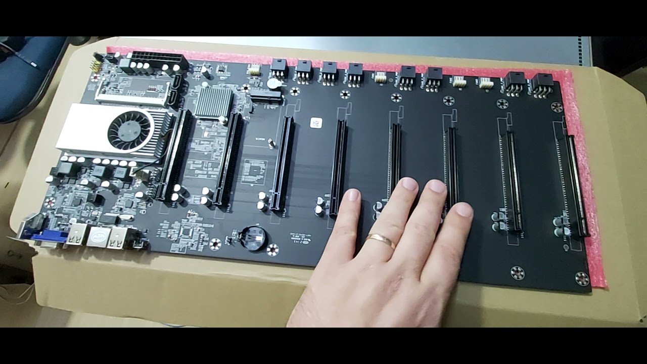 Placa Mãe BTC TS-37 Melhor Custo X Benefício Para Mineração de Criptomoedas  por GPU