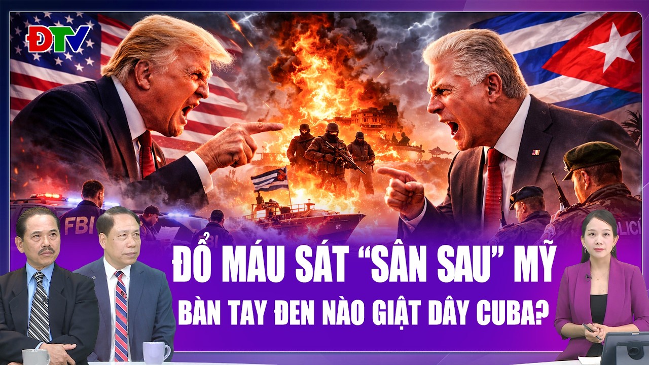 Chuyên gia: Đổ máu ngay sát “sân sau” Mỹ, thế lực nào đứng sau phát súng của Cuba? | BLQT