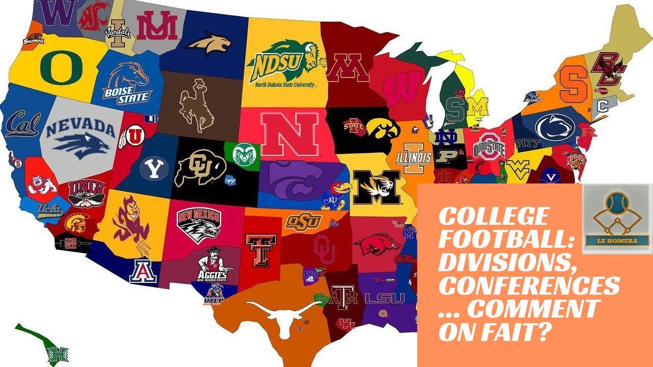College Football Divisions, conférences... comment on fait? YouTube