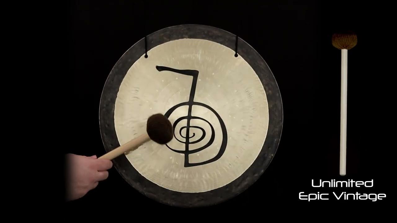 Engraved 16" Cho Ku Rei Reiki Gong (Example) Gongs Unlimited YouTube