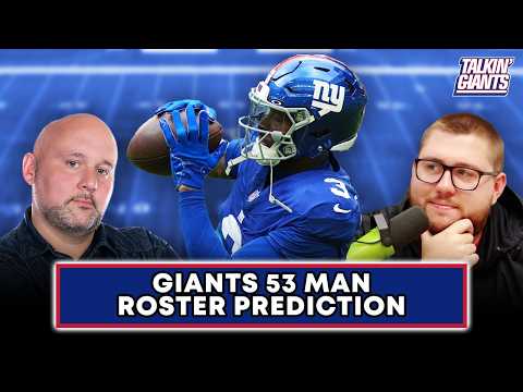 Giants Final 53 Man Roster Prediction | 1012