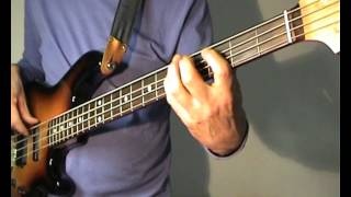 Video thumbnail of "Boney M - Ma Baker - Bass Cover"