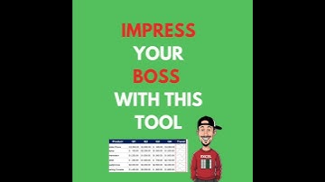 Want to improve your Boss, then try this tool #excel #shorts #shortvideo