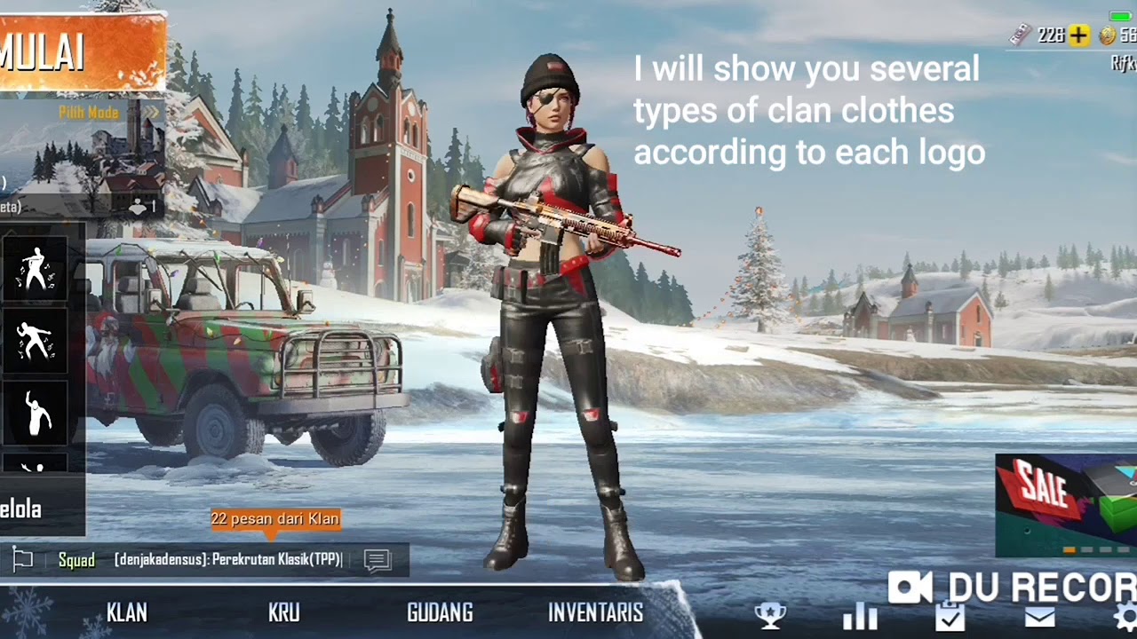 CHANGE COLOR CLAN CLOTHES PUBG MOBILE