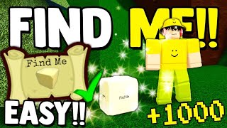 FIND ME QUEST (EASY) 2024 | Build a Boat for Treasure ROBLOX
