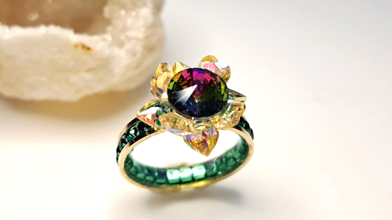 UV Resin - Lovely Lotus Flower Ring 