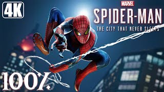 Marvel&#39;s Spider-Man The City That Never Sleeps DLC - Full Game 100% Longplay Walkthrough - 4K 60FPS