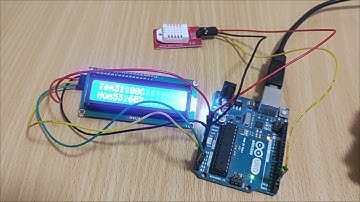 LCDディスプレイにDHT22の値を表示してみた‼
