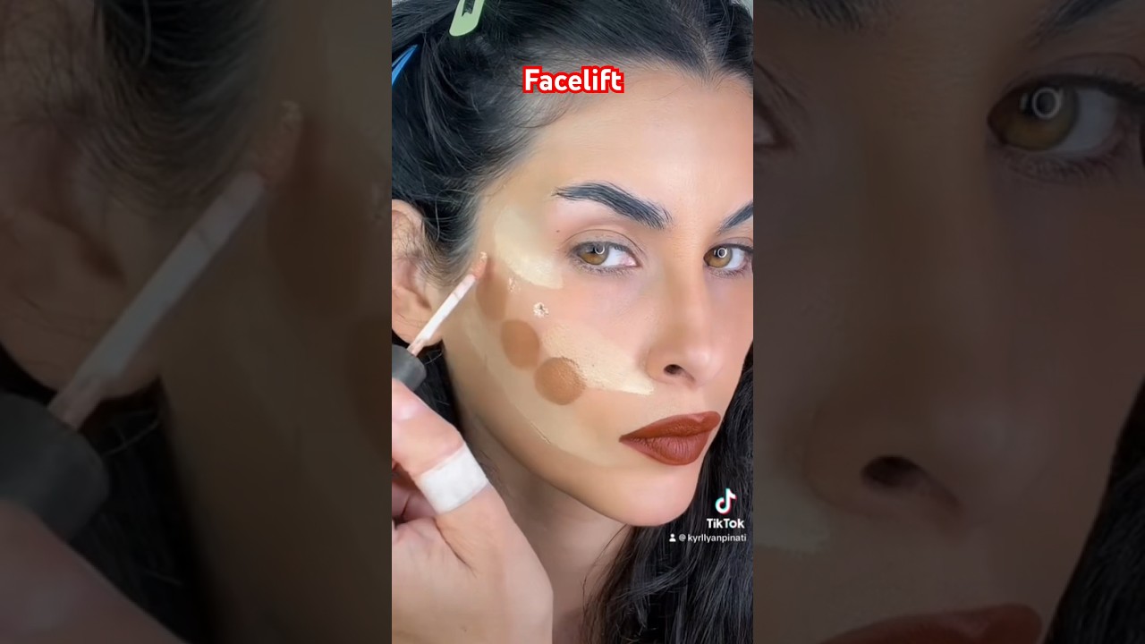 Watch Facelift hack with Makeup #facelift #contouring #contour #makeuptutorial on YouTube Watch Facelift hack with Makeup #facelift #contouring #contour #makeuptutorial on YouTube