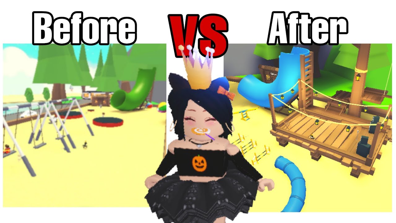 Adopt Me Playground Before Vs After The New Update In Adopt Me