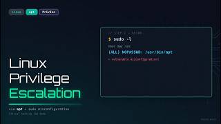 Linux Privilege Escalation via apt — sudo Misconfiguration | RootLevel