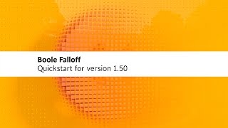 Boole Falloff Quickstart