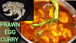 Prawns Recipe ||  झींगा अंडा मसाला करी prawns egg Curry recipe