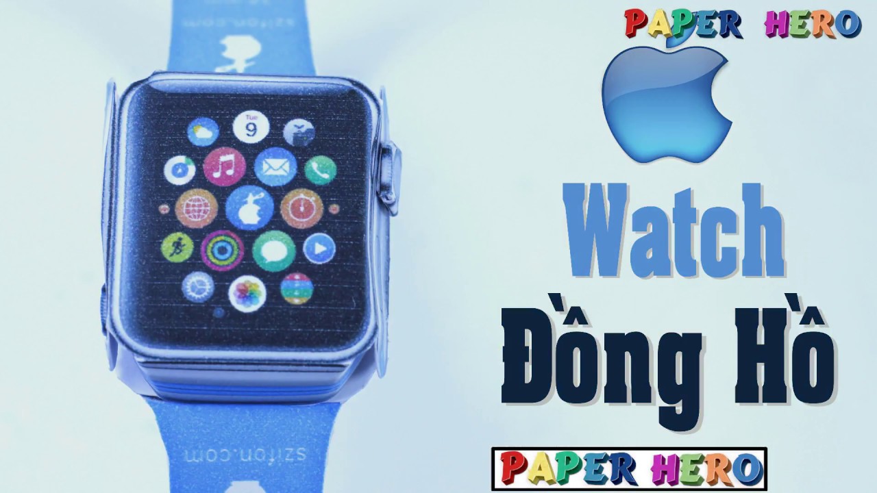 Apple Watch Paper Craft By Paper Hero YouTube