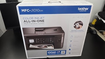 Brother MFC-J1010DW Wireless Color Inkjet Printer Unboxing and Setup