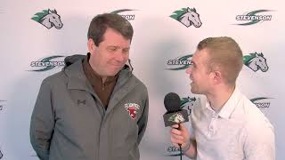 2025 Callum Robinson Mustang Classic | Postgame with No. 12 St. Lawrence Coach Mike Mahoney