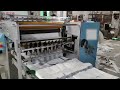 1 color 560mm width flexo printing machine  fd560 folding machine connection operation