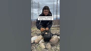 How to start a campfire in rain? You need a ferro rod
