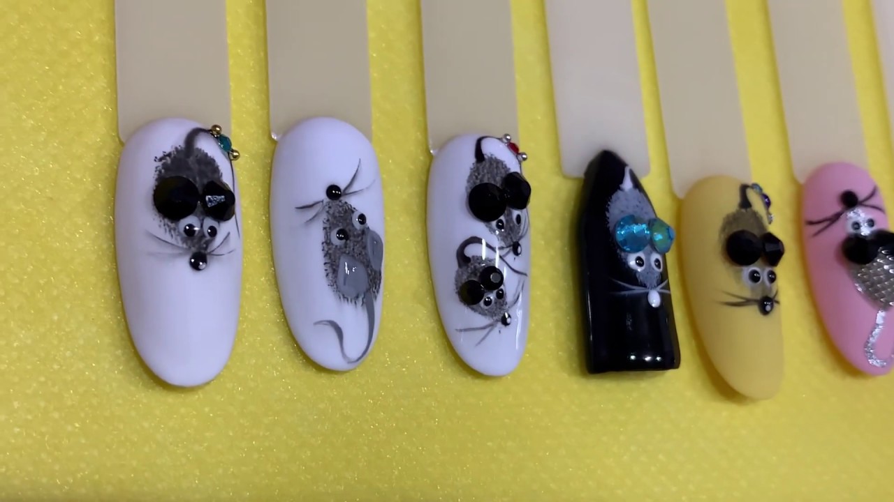 4. Cute Mouse Nails - wide 7